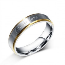 Partnerring / Ehering - forever love - silber/silber