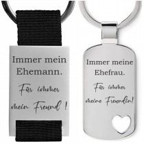 Metall Schlüsselanhänger Modell: Immer mein / meine ...