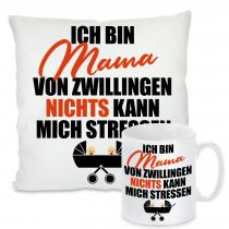 Kissen oder Tasse: Mama von Zwillingen