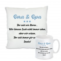 Kissen oder Tasse: Oma & Opa