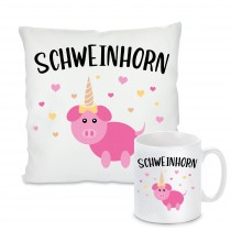 Kissen oder Tasse: Schweinhorn