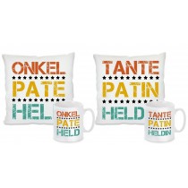 Kissen oder Tasse: Onkel/Tante - Pate - Held