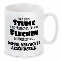 Tasse mit Motiv - Laut einer Studie