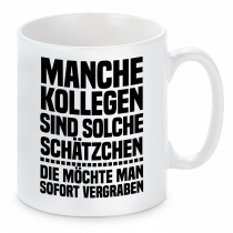Tasse mit Motiv - Manche Kollegen