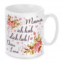 Tasse: Mama, ich hab dich lieb (personalisierbar)