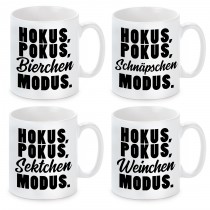 Tasse mit Motiv - Hokus, Pokus - Modus.