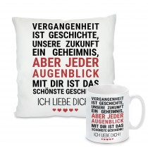 Kissen oder Tasse: Vergangenheit ist Geschichte