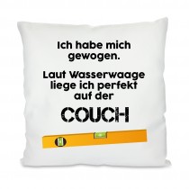 Kissen: Ich hab mich gewogen - Couch