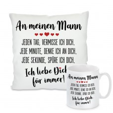 Kissen oder Tasse: spüre ich dich