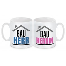 Tasse mit Motiv - Bauherr / Bauherrin