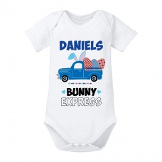 Babybody: BunnyExpress (Jungs, personalisierbar)