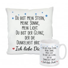 Kissen oder Tasse: Du bist mein Stern