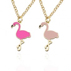 Halskette mit Flamingo Anhänger