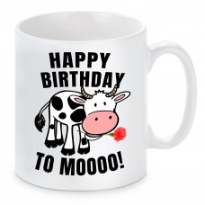 Tasse mit Motiv - Happy Birthday to Mooooo