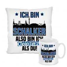 Kissen oder Tasse: Ich bin Schalker, also bin ich cooler als du