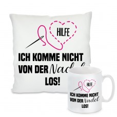 Kissen oder Tasse: Ich komme nicht von der Nadel los 
