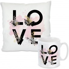 Kissen oder Tasse: LOVE