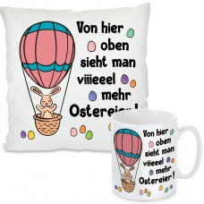 Kissen oder Tasse: Von hier oben