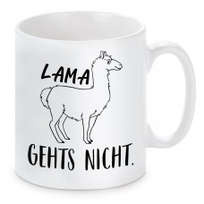 Tasse mit Motiv - Lama gehts nicht 