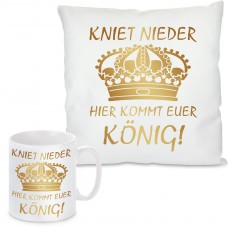 1 Kissen 1 Tasse