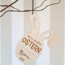 Personalisierter Osteranhänger "Mein erstes Osterfest" 