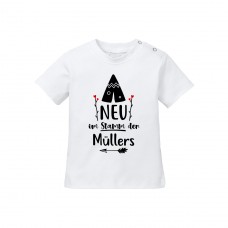 Babyshirt - Modell: Neu im Stamm - individualisierbar