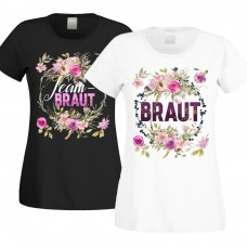 Shirts zum Junggesellinnenabschied - Braut - Team Braut