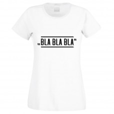 Funshirt weiß oder schwarz - als Tanktop, oder Shirt - BLA BLA BLA