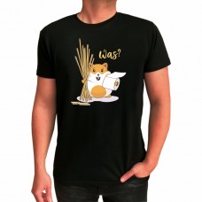  Funshirt weiß oder schwarz - Hamster "WAS?"