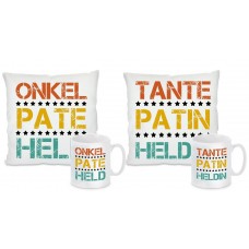 Kissen oder Tasse: Onkel/Tante - Pate - Held