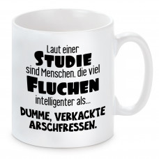 Tasse mit Motiv - Laut einer Studie