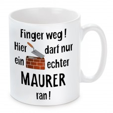 Tasse: Finger weg! (Maurer)