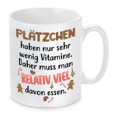 Tasse mit Motiv - Plätzchen