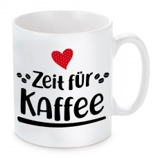 Tasse mit Motiv - Zeit für Kaffee