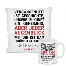 Kissen oder Tasse: Vergangenheit ist Geschichte