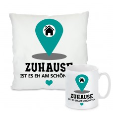 Kissen oder Tasse: Zuhause ist es eh am schönsten
