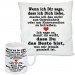 Tasse mit Kissen