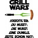 Grillhandschuh mit Motiv - Modell: Grill Wars Bild