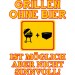 Grillhandschuh mit Motiv - Modell: Grillen ohne Bier Bild