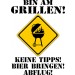 Grillschürze mit Motiv - Modell: Bin am Grillen! Motiv