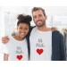 Mr. und Mrs. Partner T-Shirts mit Namen