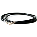 Echtlederkette glatt 50 cm 
